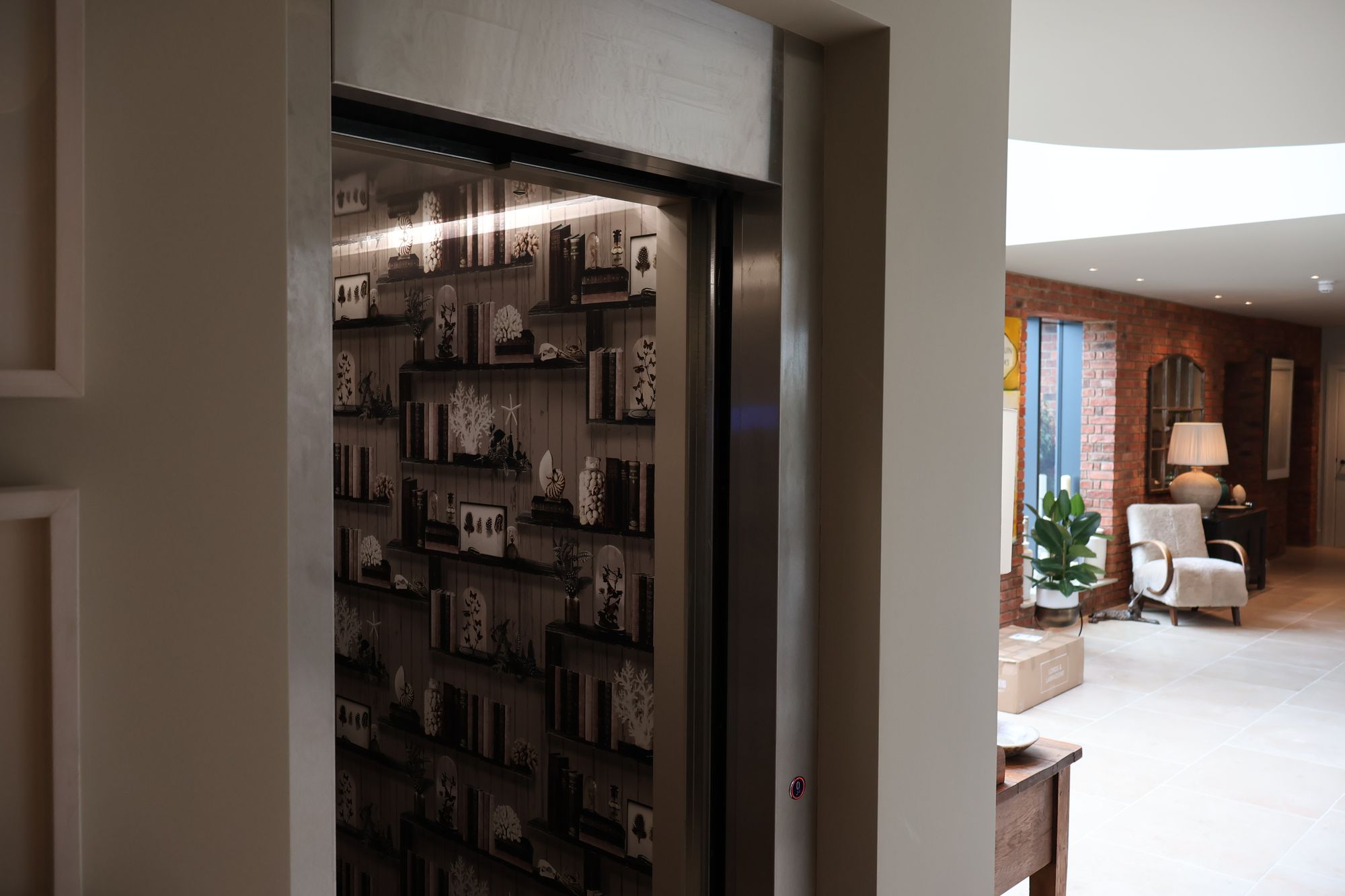 Cabin lift in a barn conversion