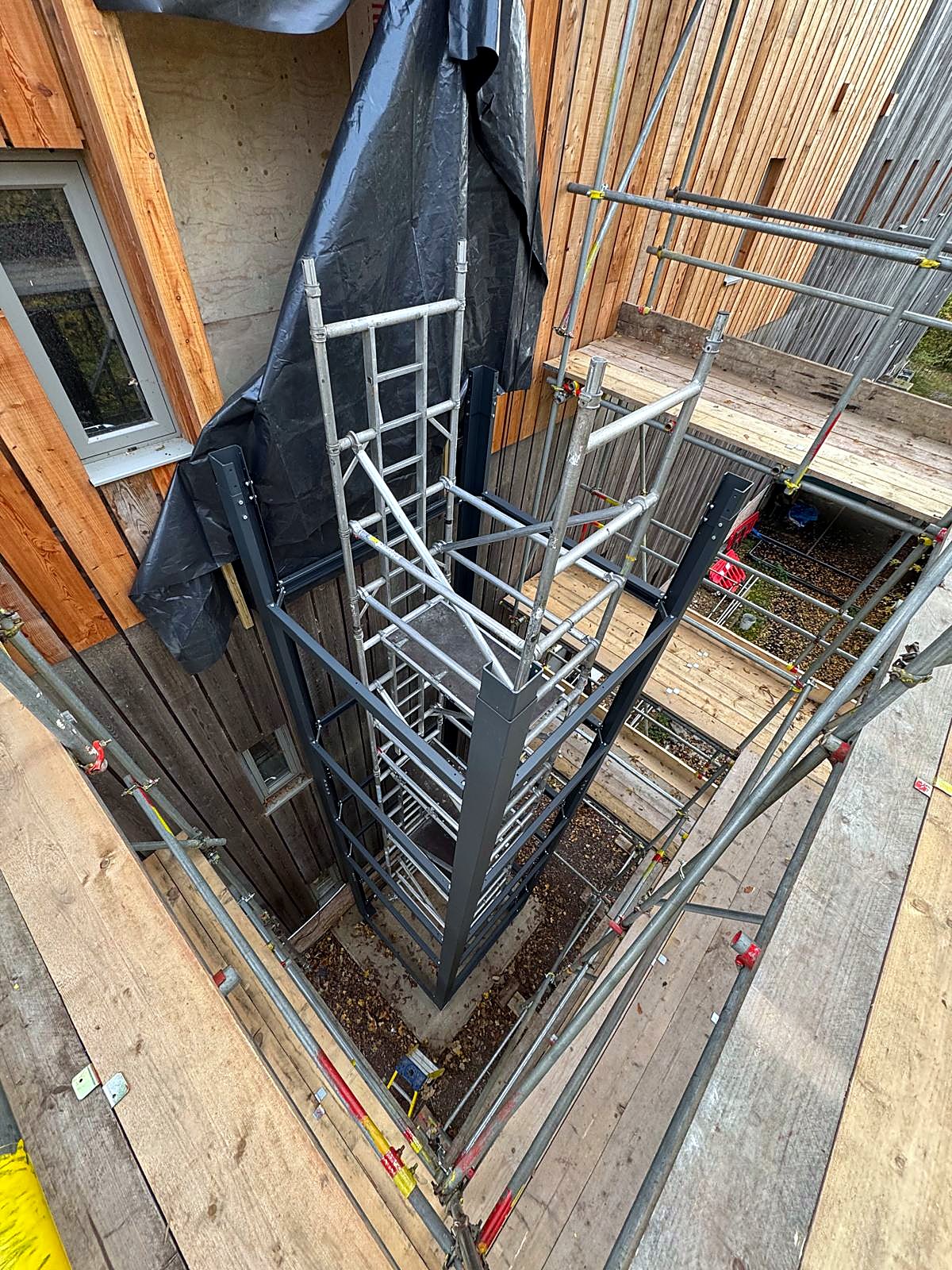 Elite Cabin Lift at Grange Park Opera House, Surrey – installation