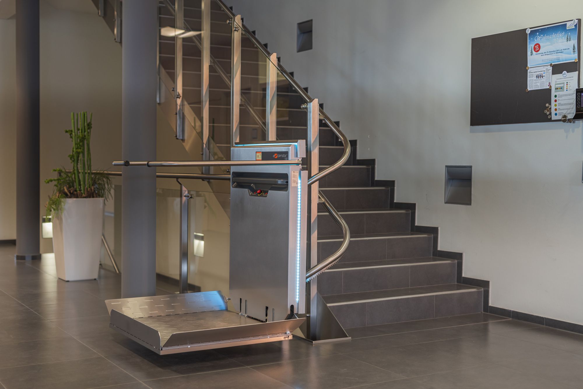 APL Inclined Platform Lift installed by Alliance Platform Lifts