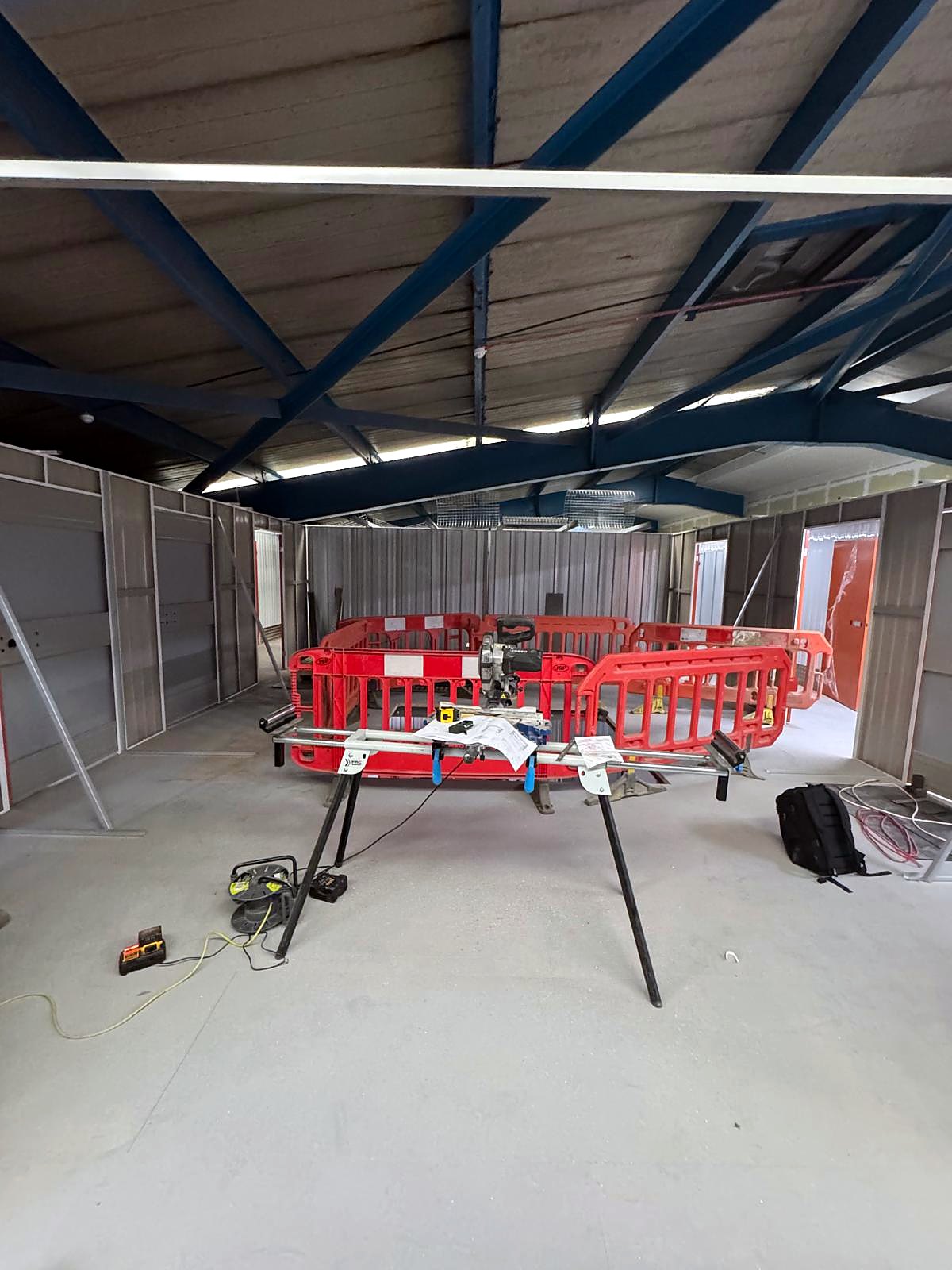 Ground floor during the site survey for a traction goods lift
